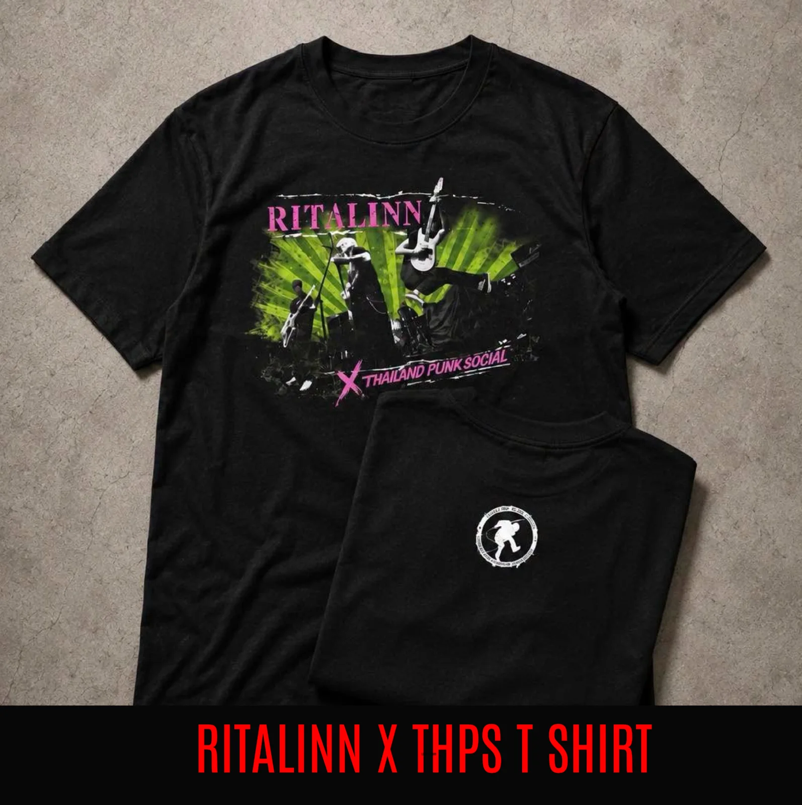 Ritalinn x Thailand Punk Social T-shirt
