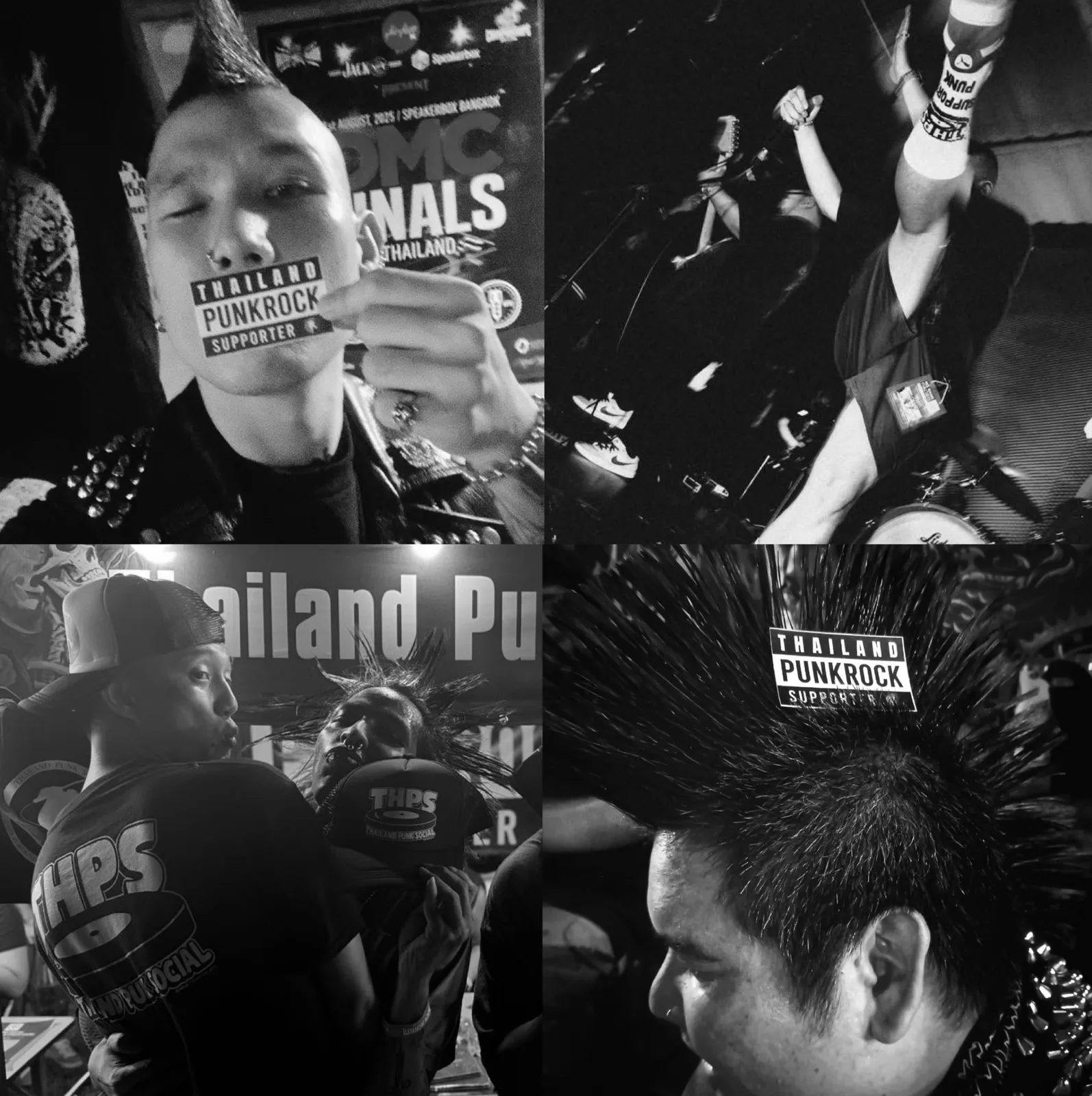 Thailand Punk Social community at a live punk event