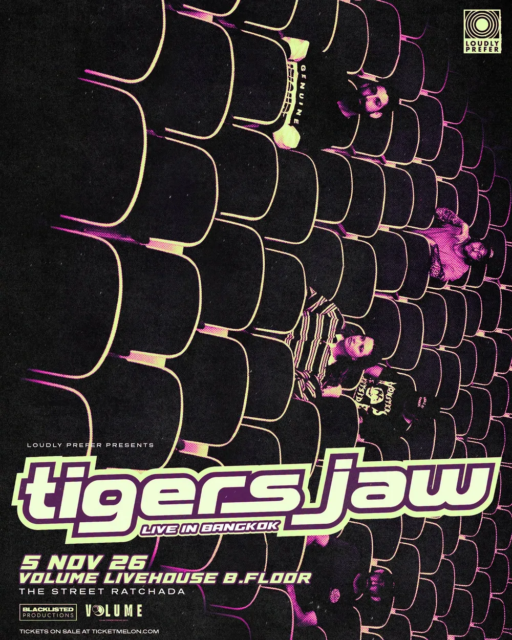 Tigers Jaw live in Bangkok poster